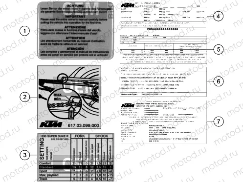 TECHNIC INFORMATION STICKER