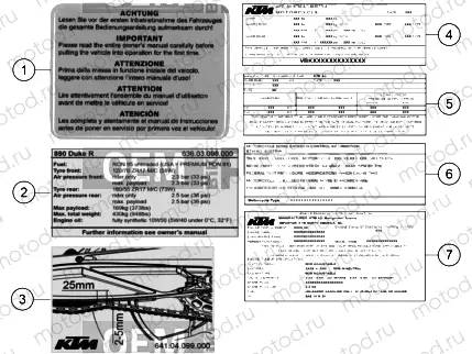 TECHNIC INFORMATION STICKER