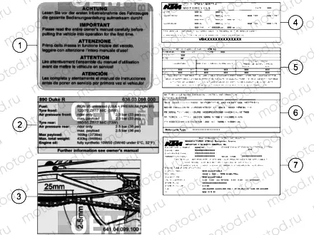 TECHNIC INFORMATION STICKER