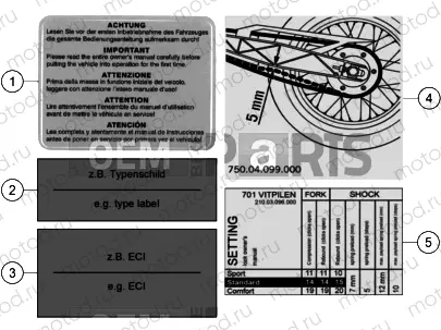 TECHNIC INFORMATION STICKER|Frame|80