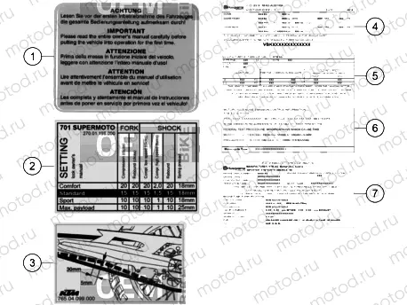 TECHNIC INFORMATION STICKER|Frame|80