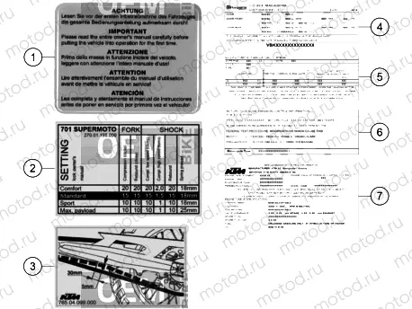 TECHNIC INFORMATION STICKER|Frame|80