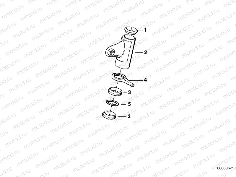 Tele.-fork-headlight bracket