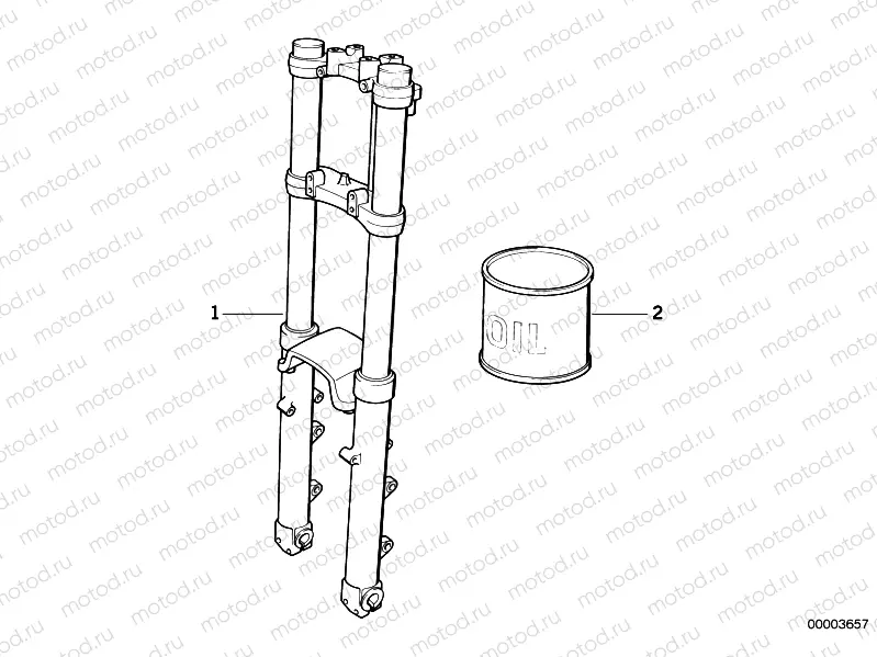 Telescope-fork