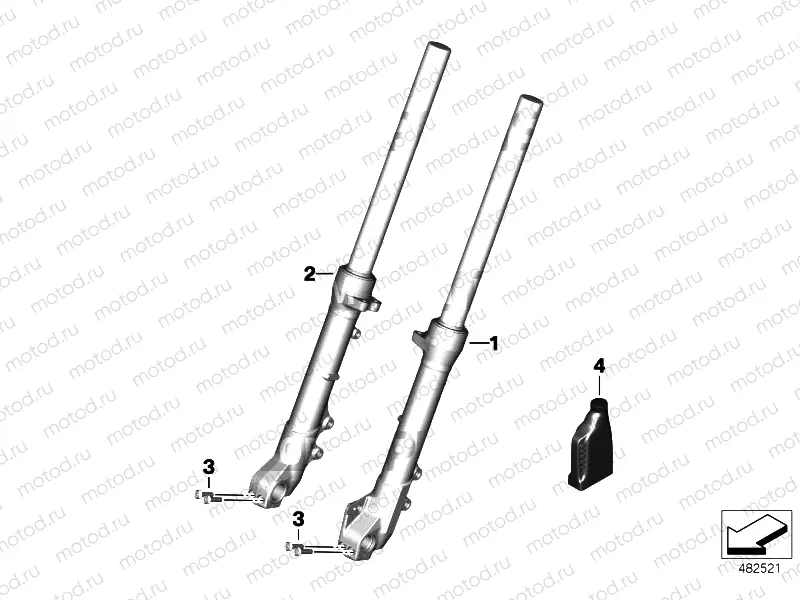 TELESCOPIC FORKS, TELELEVER
