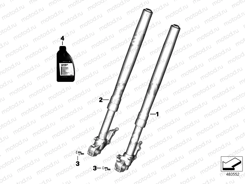 TELESCOPIC FORKS, TELELEVER