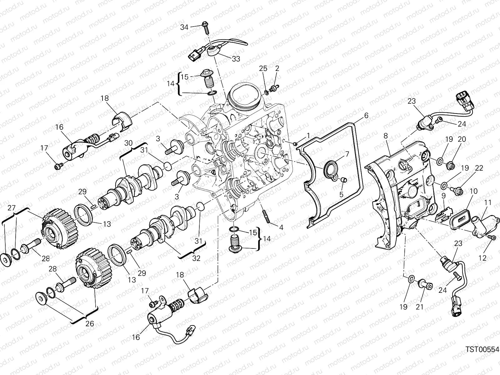 TESTA ORIZZONTALE - DISTRIBUZIONE [MOD:MS1200S]