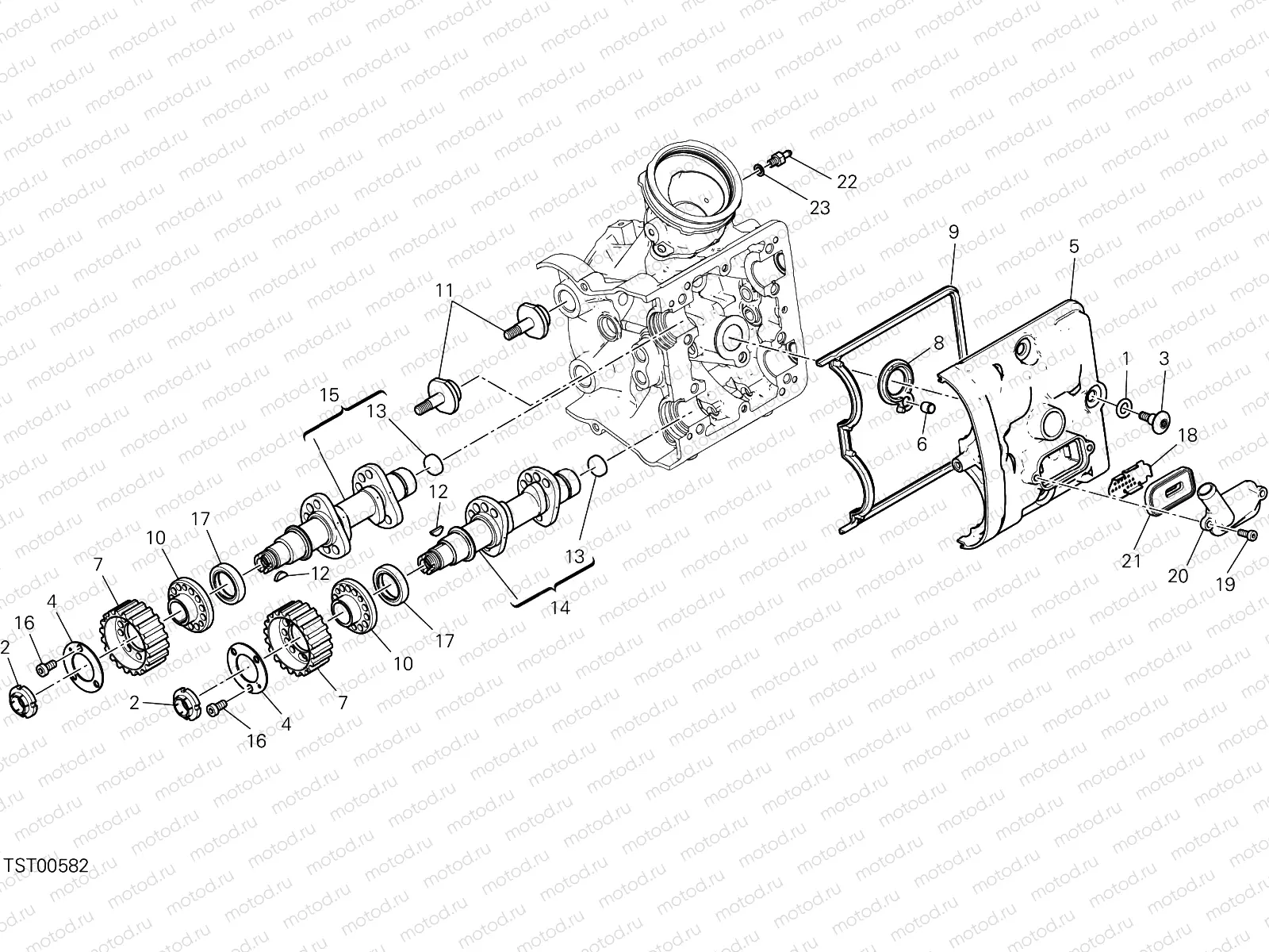 TESTA ORIZZONTALE - DISTRIBUZIONE [MOD:MS950T]
