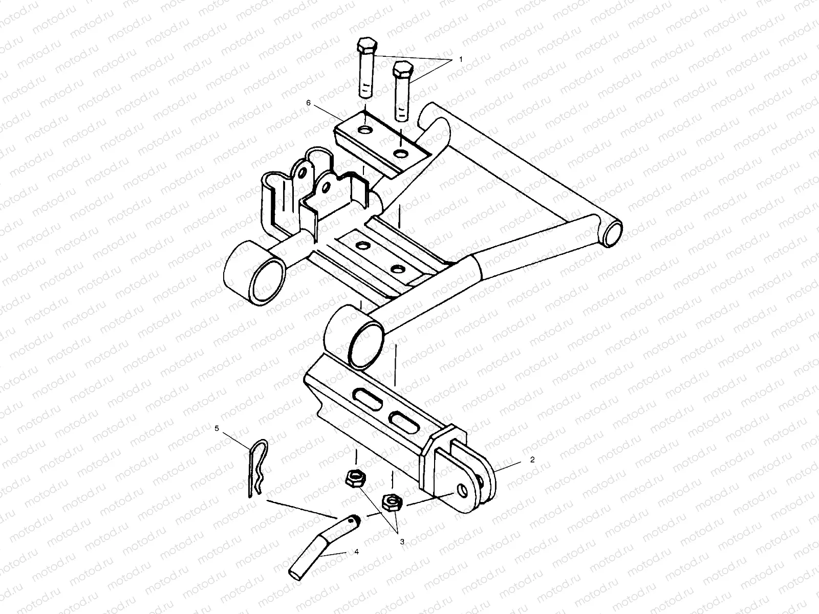 THREE-POINT HITCH A-ARM MOUNTING - A99CH45IA (4949154915C013) | THREE-POINT HITCH A-ARM MOUNTING - A99CH45IA (4949154915C013)