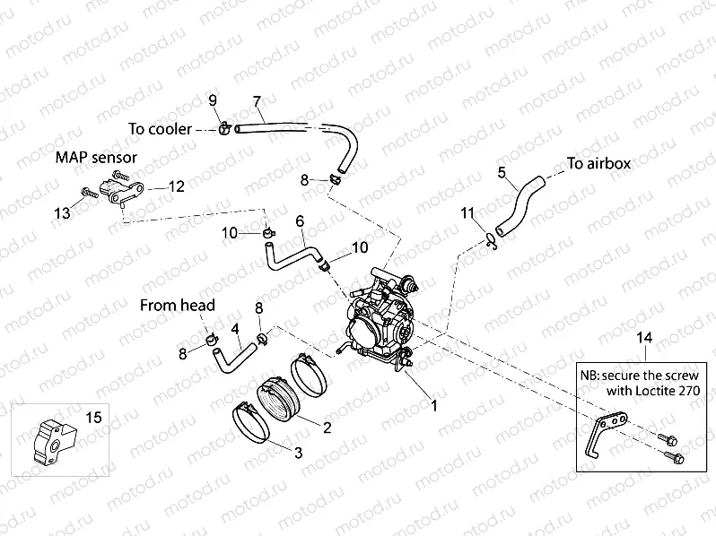 Throttle body