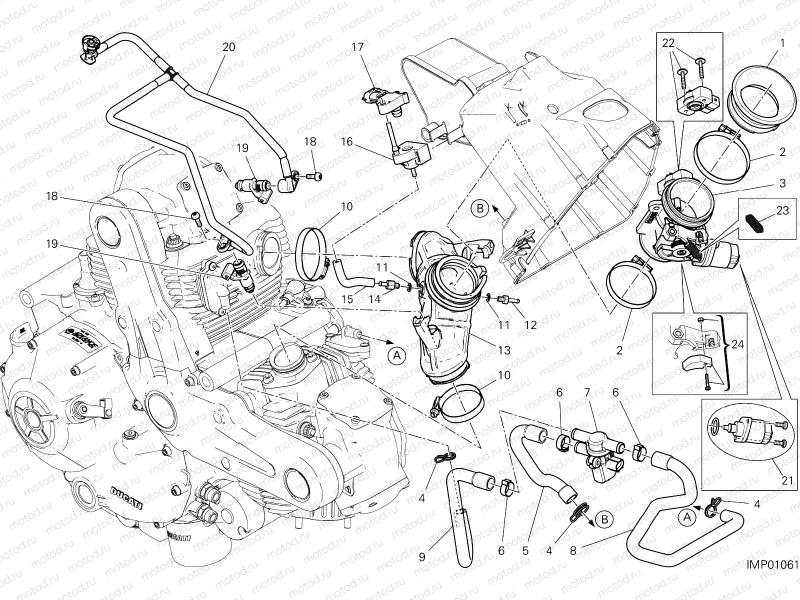 THROTTLE BODY [CPT:D35;MOD:M 797]