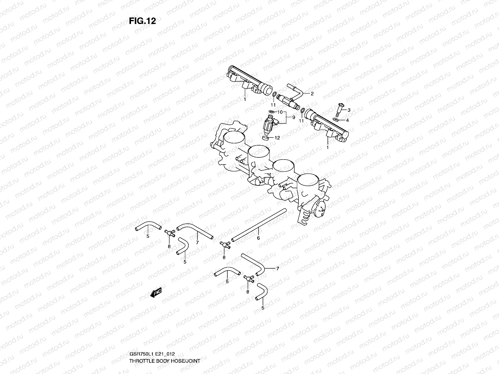 THROTTLE BODY HOSE/JOINT