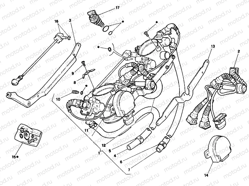 THROTTLE BODY » INTAKE, CARBURETTOR