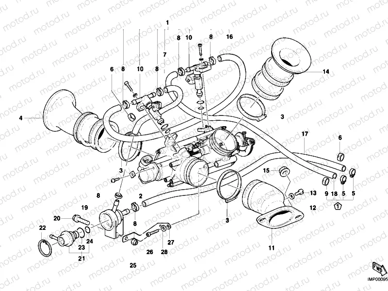 THROTTLE BODY » INTAKE, CARBURETTOR