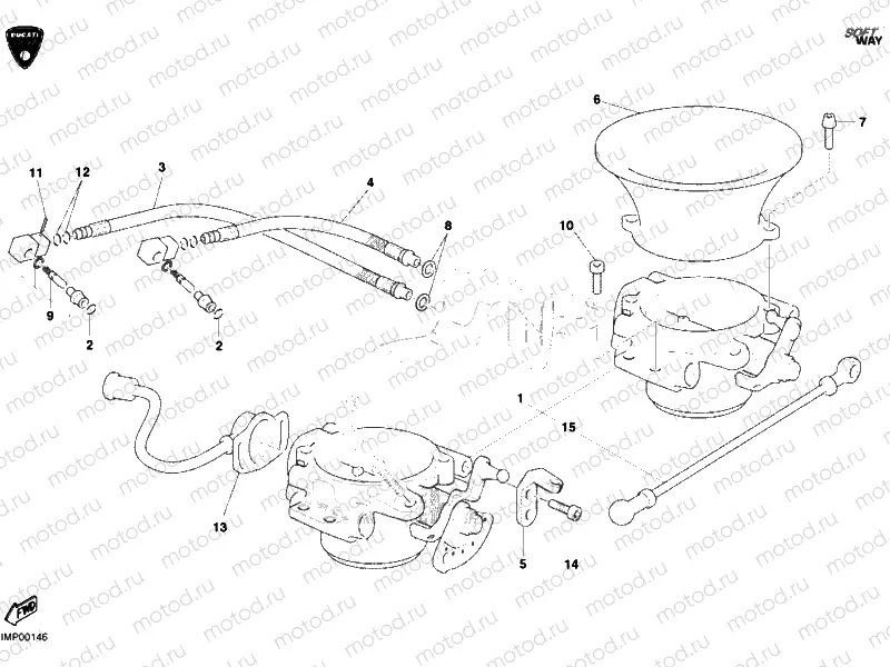 THROTTLE BODY » INTAKE, CARBURETTOR