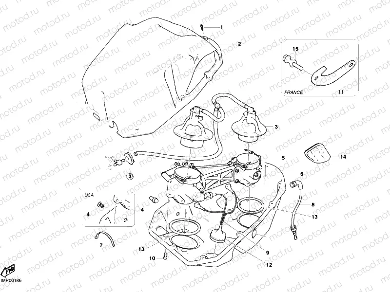 THROTTLE BODY » INTAKE, CARBURETTOR