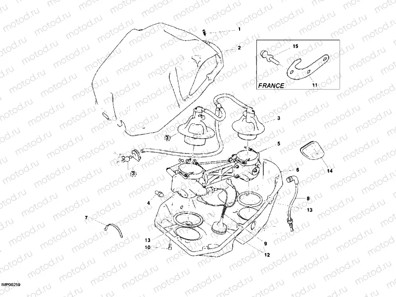 THROTTLE BODY » INTAKE, CARBURETTOR