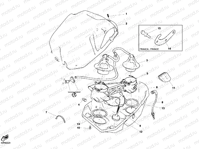 THROTTLE BODY » INTAKE, CARBURETTOR