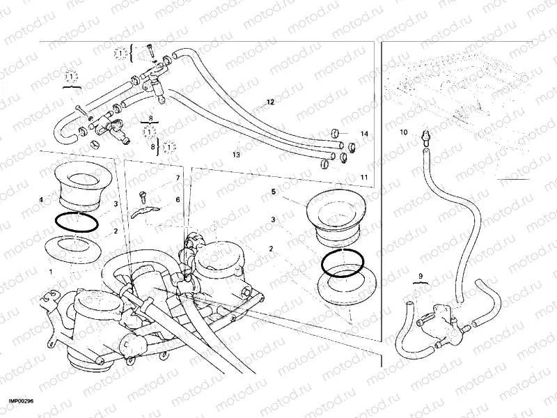 THROTTLE BODY » INTAKE, CARBURETTOR