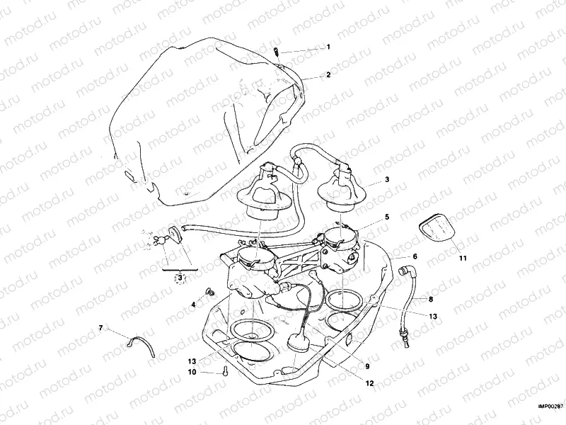 THROTTLE BODY » INTAKE, CARBURETTOR