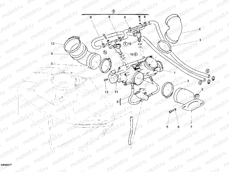 THROTTLE BODY » INTAKE, CARBURETTOR