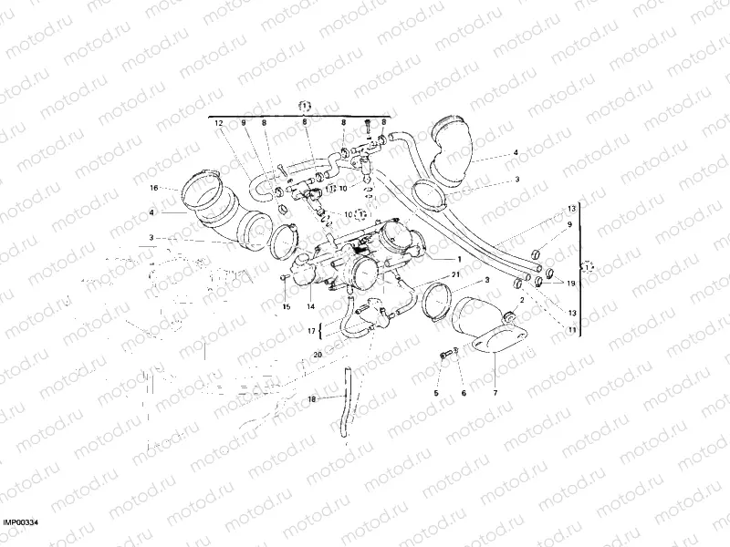 THROTTLE BODY » INTAKE, CARBURETTOR