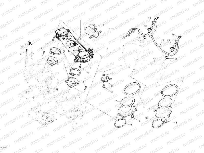 THROTTLE BODY » INTAKE, CARBURETTOR