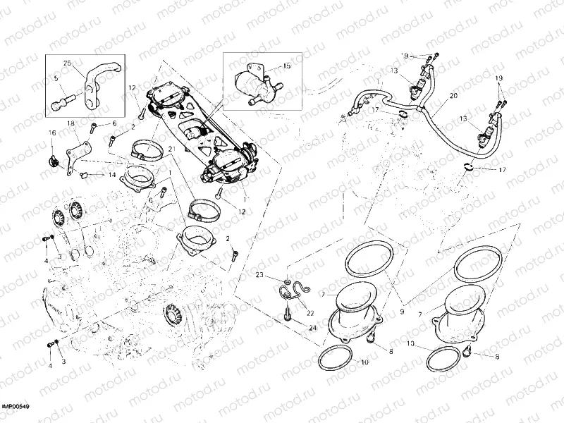 THROTTLE BODY » INTAKE, CARBURETTOR