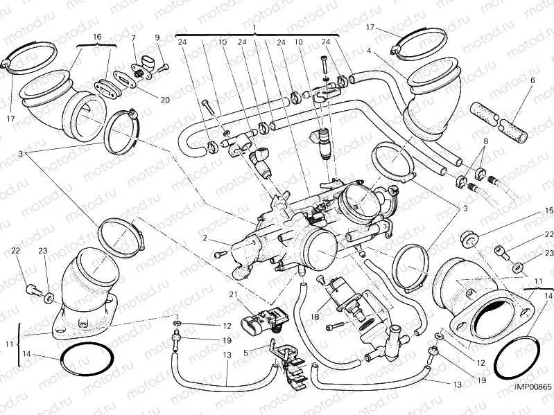 THROTTLE BODY » INTAKE, CARBURETTOR