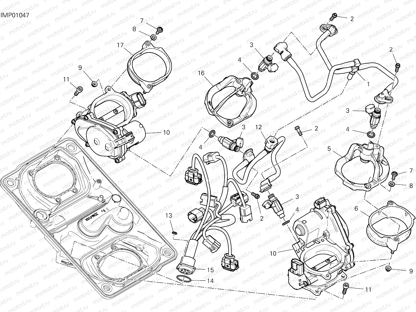 THROTTLE BODY [MOD:1299R FE]