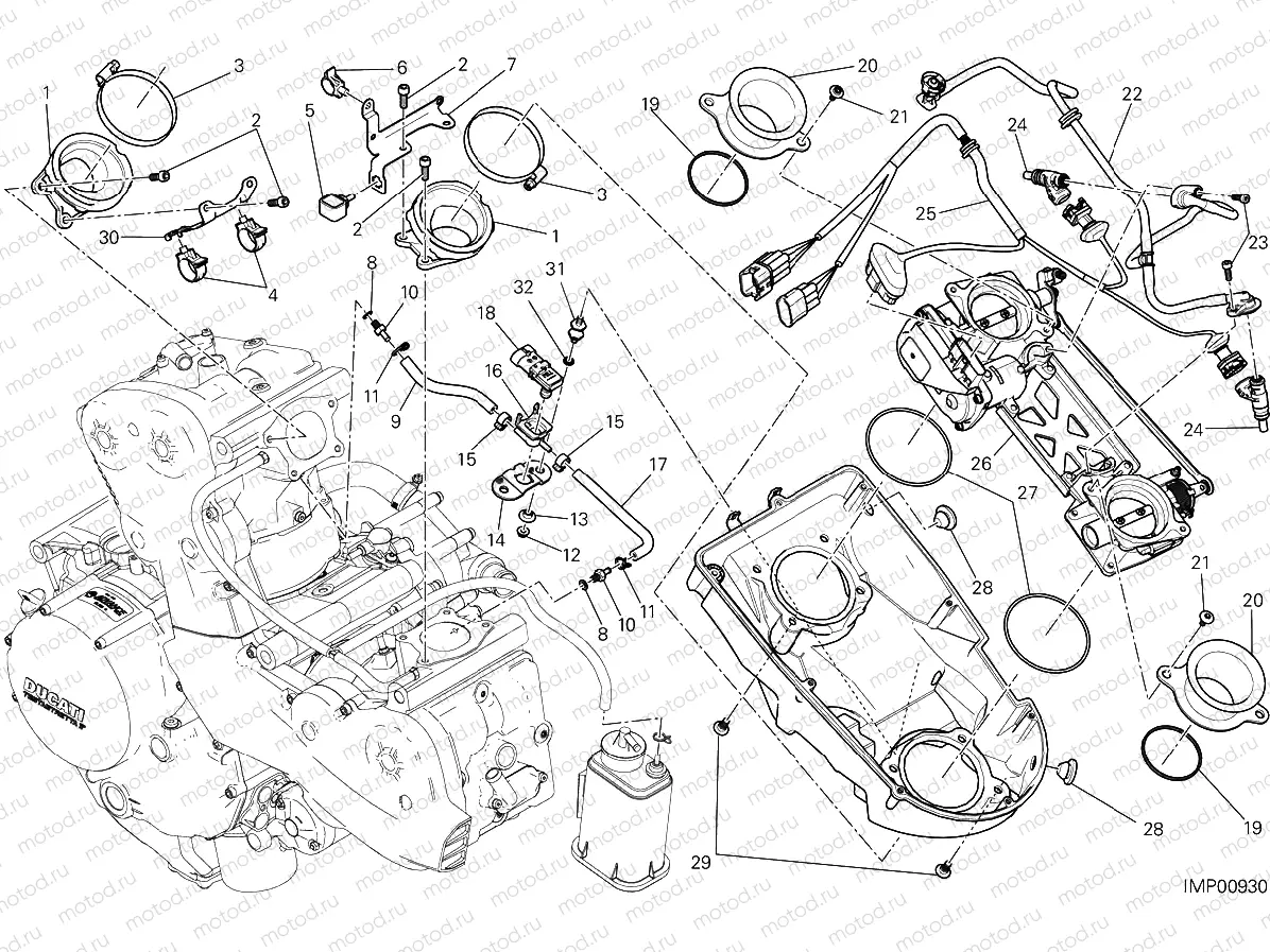 THROTTLE BODY [MOD:M1200STR;XST:CHN]