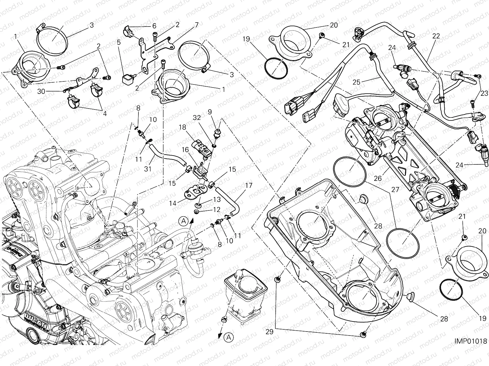 THROTTLE BODY [MOD:M821 STR]