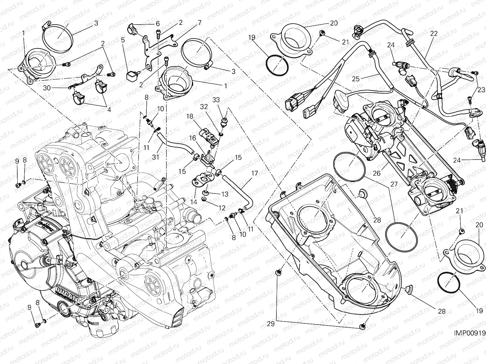THROTTLE BODY [MOD:M821 STR;XST:AUS,EUR,FRA,JAP]