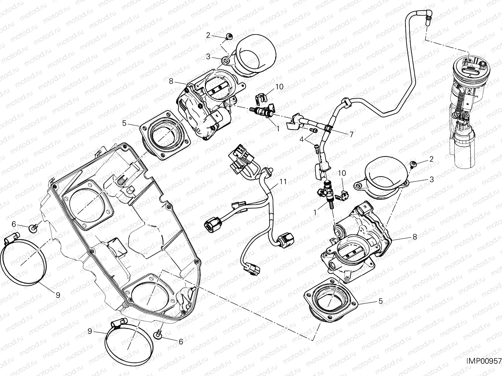THROTTLE BODY [MOD:MS1200S;XST:AUS,EUR,FRA,JAP]