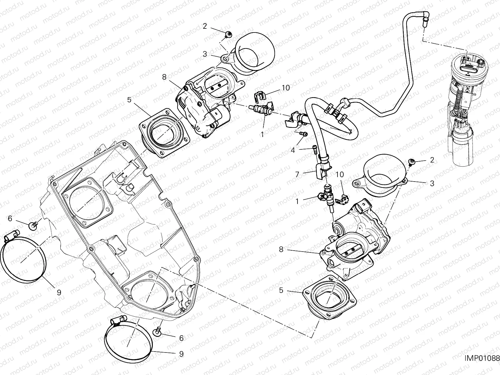 THROTTLE BODY [MOD:MS1260PP]