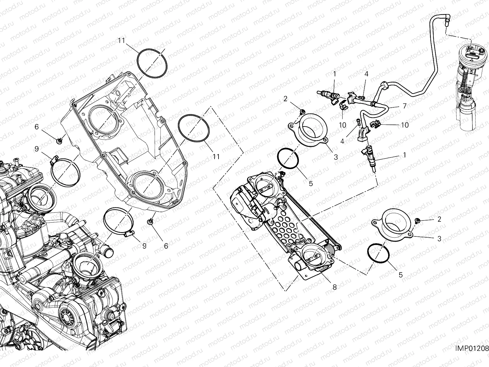 THROTTLE BODY [MOD:MS950]