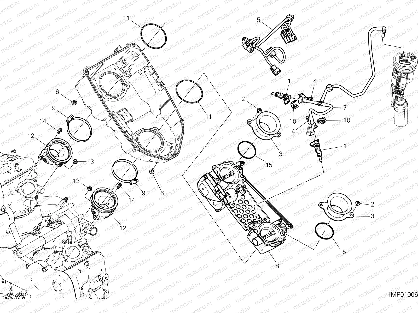 THROTTLE BODY [MOD:MS950]
