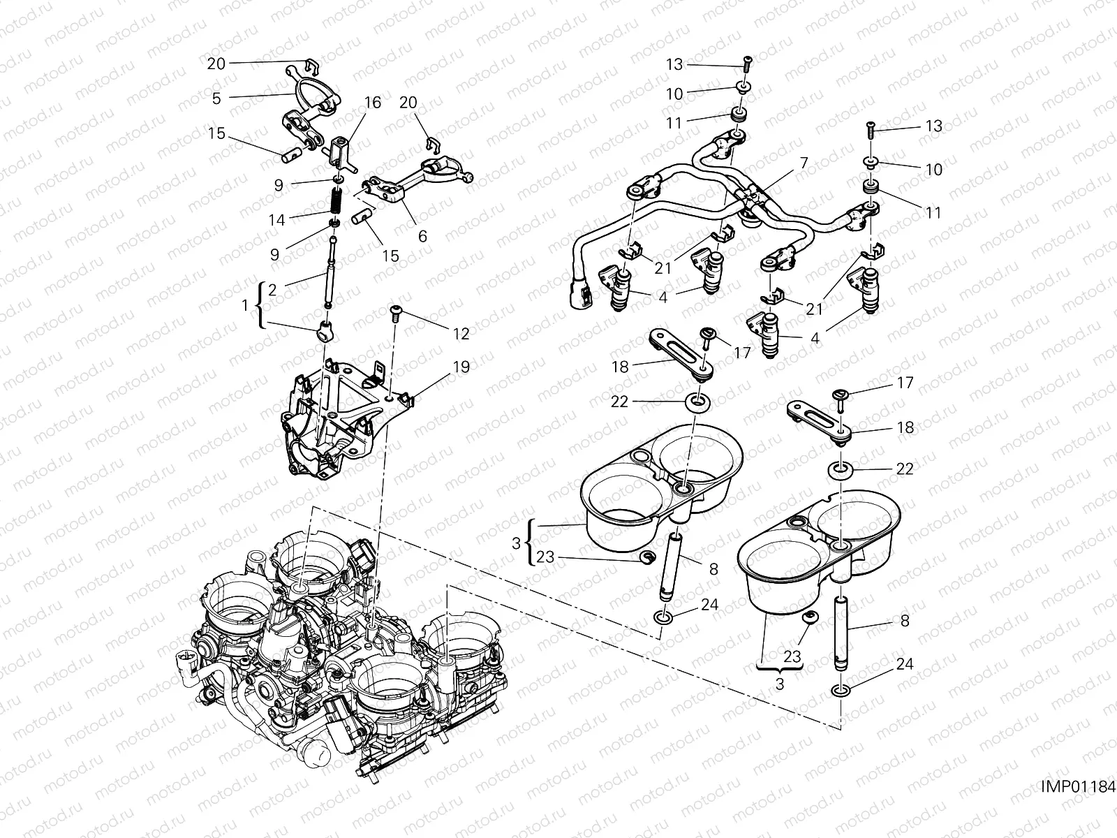 THROTTLE BODY [MOD:PANV4 R]