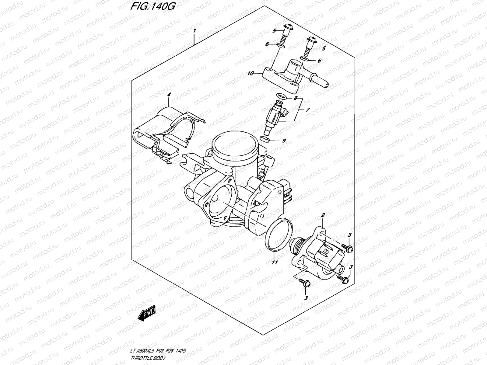 THROTTLE BODY (P03)
