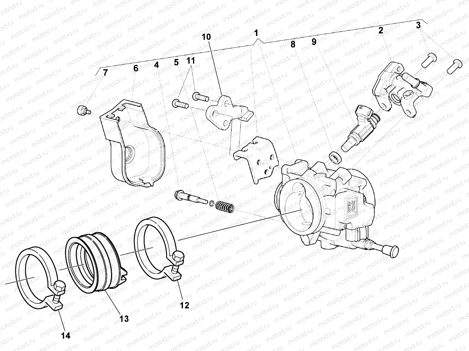THROTTLE BODY (TE-TXC)