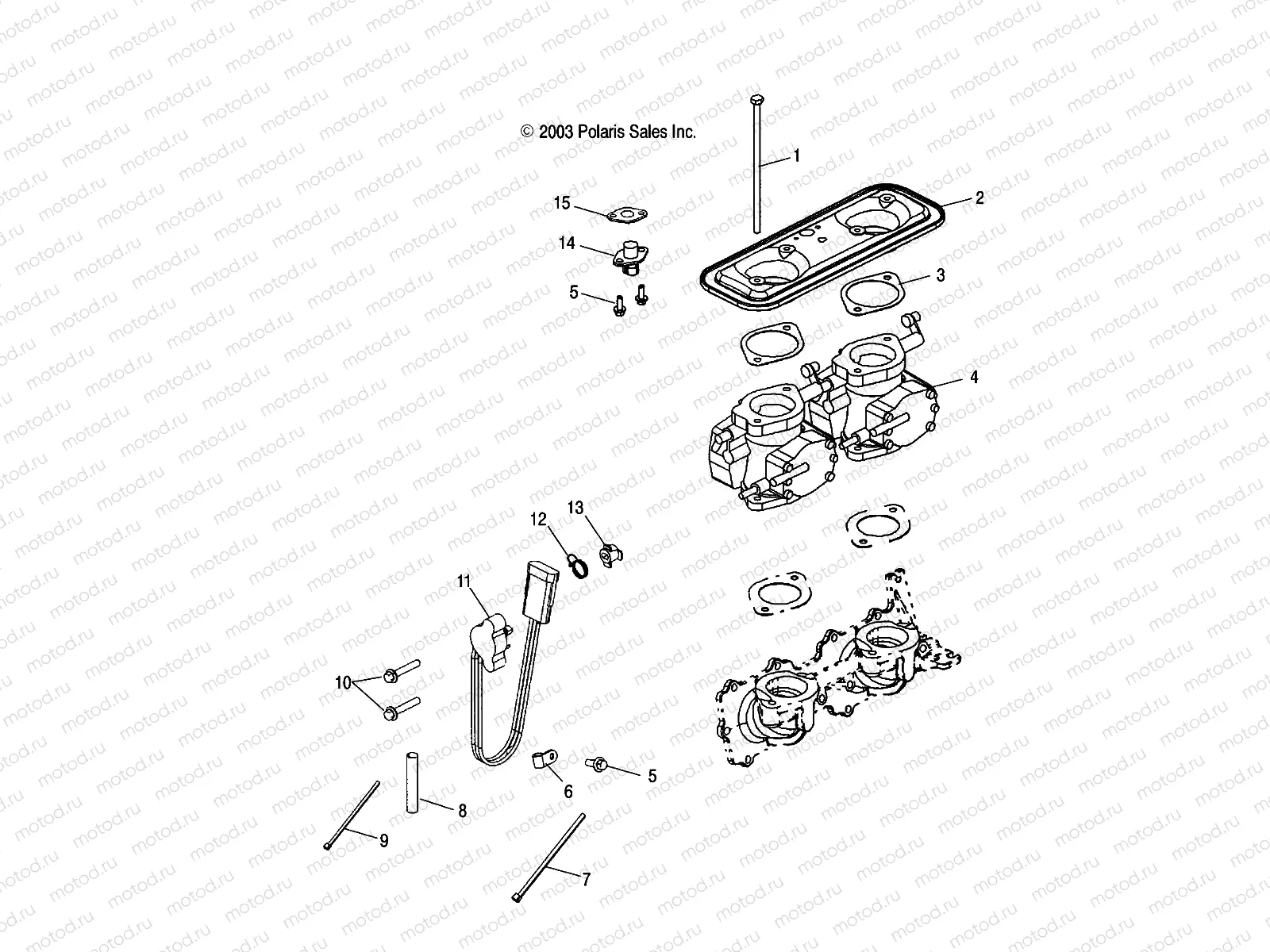 THROTTLE BODY - W045101CA/W045101IA (4990479047C05) | THROTTLE BODY - W045101CA/W045101IA (4990479047C05)