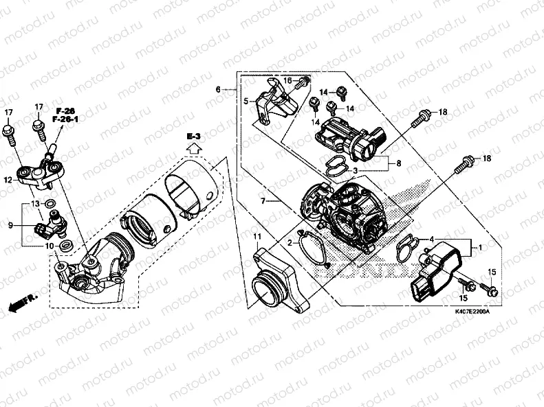 THROTTLE BODY/FUEL INJECTOR