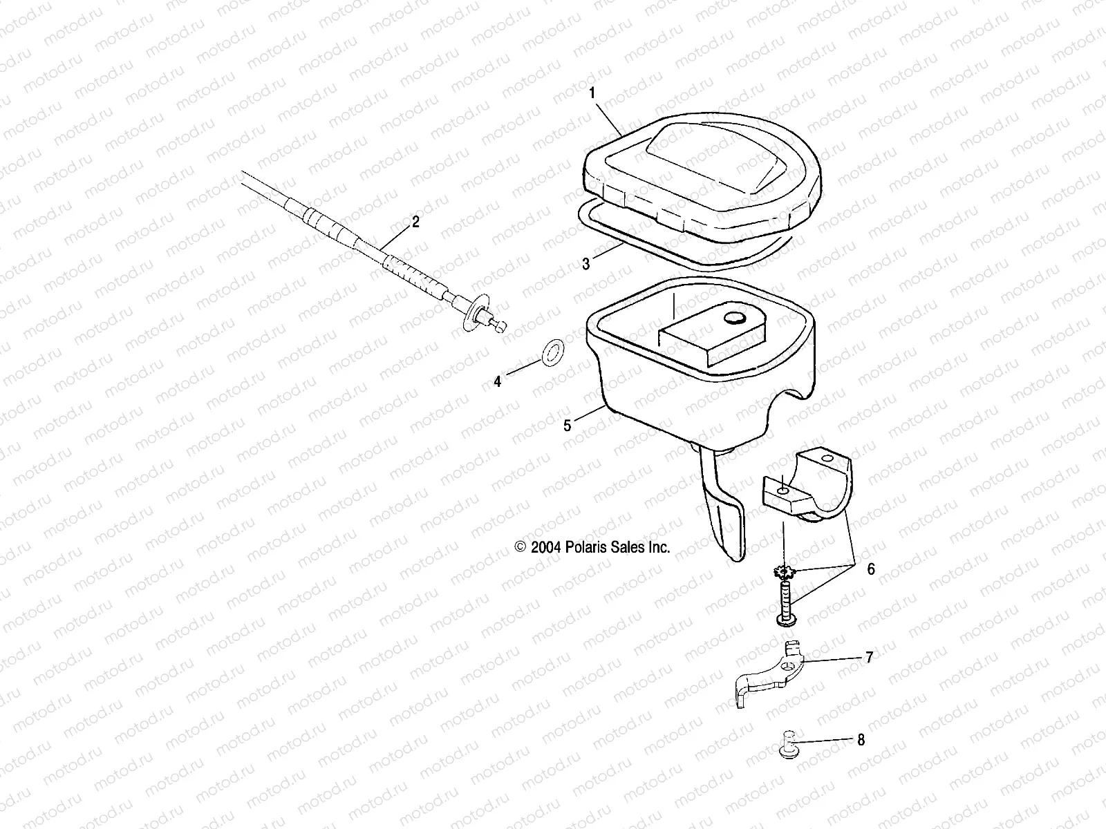THROTTLE CONTROL/CABLE - A05CA32EA (4999200489920048B08) | THROTTLE CONTROL/CABLE - A05CA32EA (4999200489920048B08)