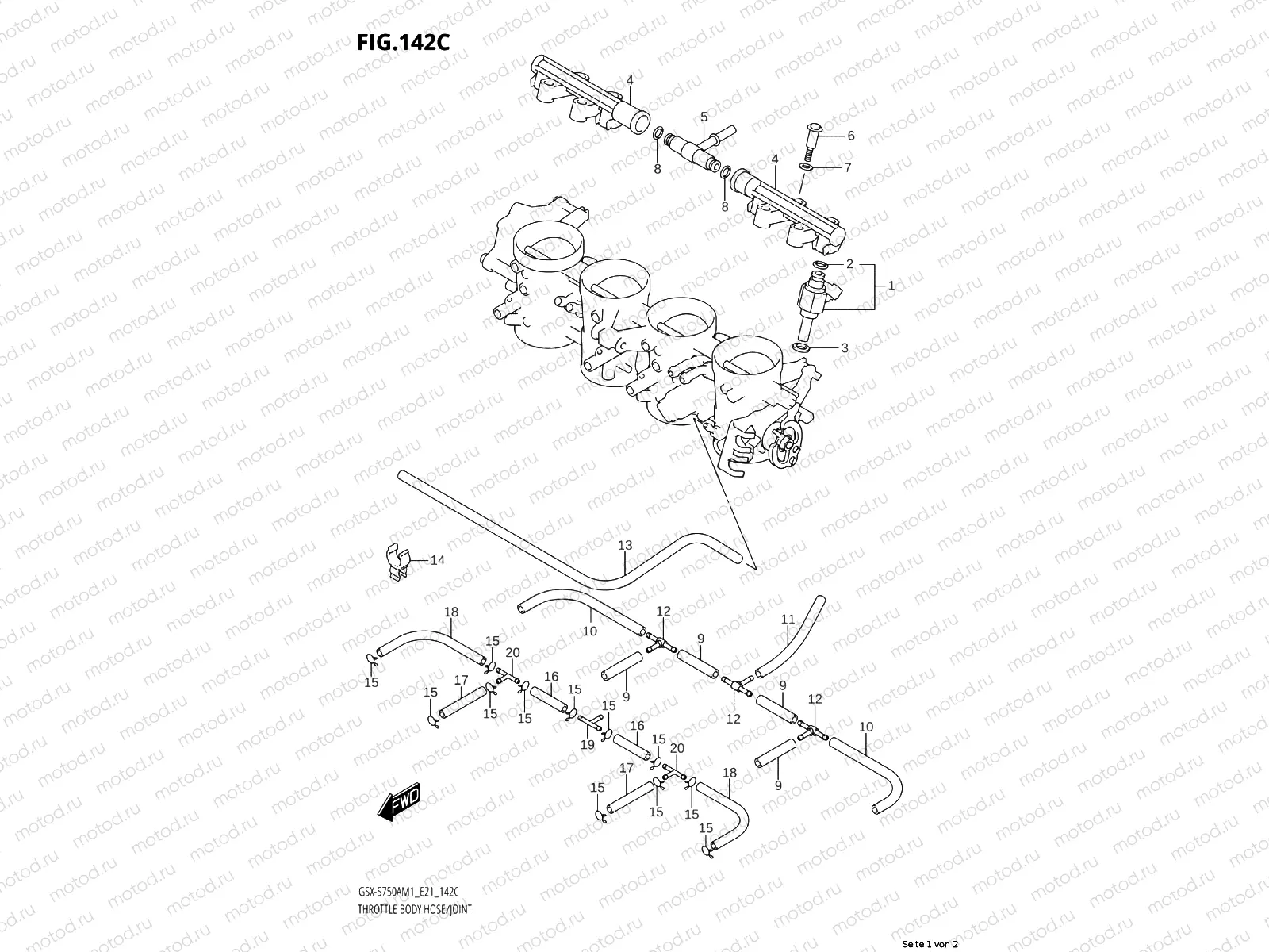 THROTTLE HOSE / CONNECTOR