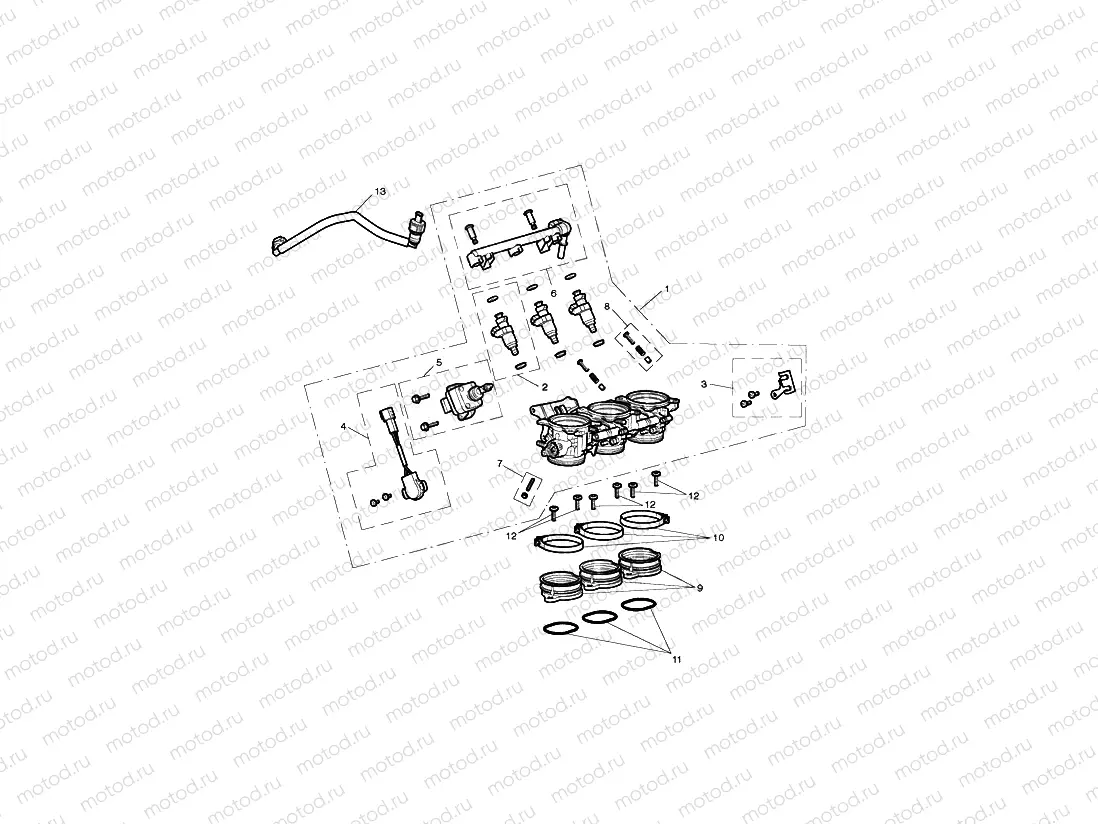 Throttles, Injectors, Fuel Rail
