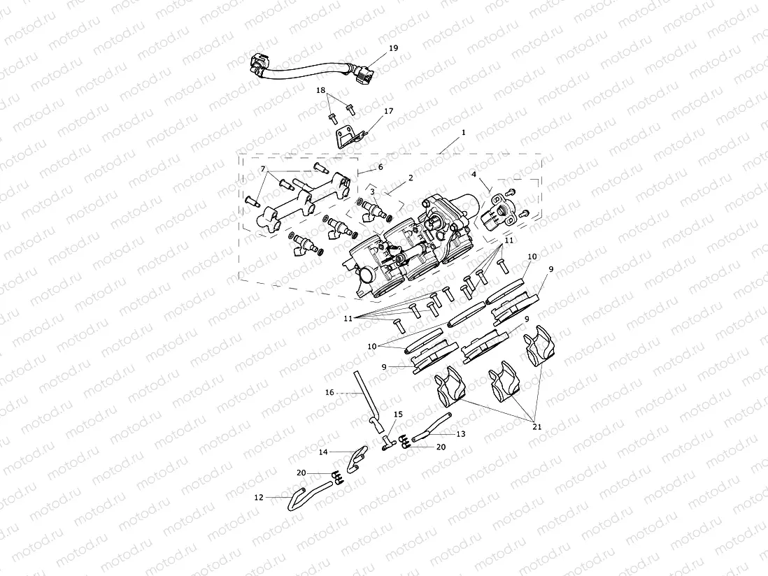 Throttles, Injectors, Fuel Rail