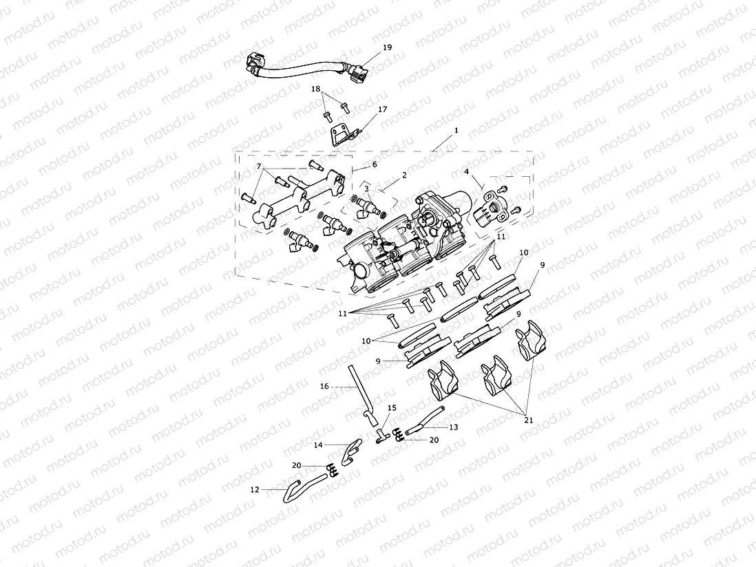 Throttles, Injectors, Fuel Rail
