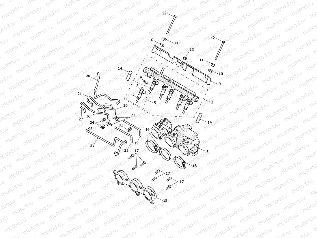 Throttles, Injectors & Fuel Rail
