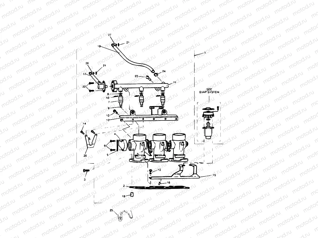 Throttles/Injectors and Fuel Rail 71699 »