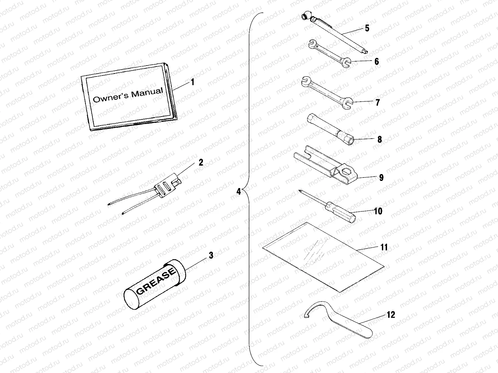 TOOL KIT - A00CH33AB (4957715771D014) | TOOL KIT - A00CH33AB (4957715771D014)
